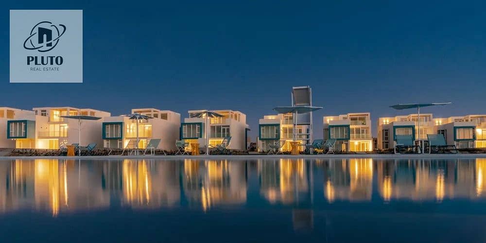 For sale at the lowest price: Hotel-style ground floor apartment with garden, full sea and swimming pool view in Fouka Bay Ras El Hekma. - Vedere 5