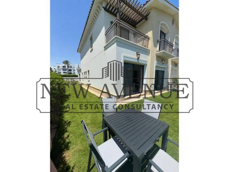 Under market price Townhouse villa for sale at Marassi Riva north coast prime location lagoon view fully furnished Ready to move - Mehr