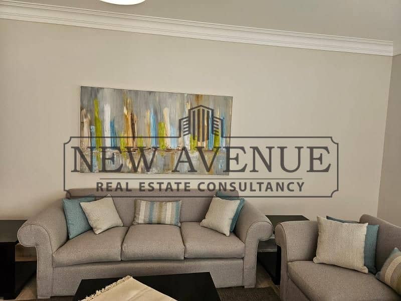 ready to move Fully Furnished Apartment with Garden for Rent in Katameya Heights Extension - Vista 6