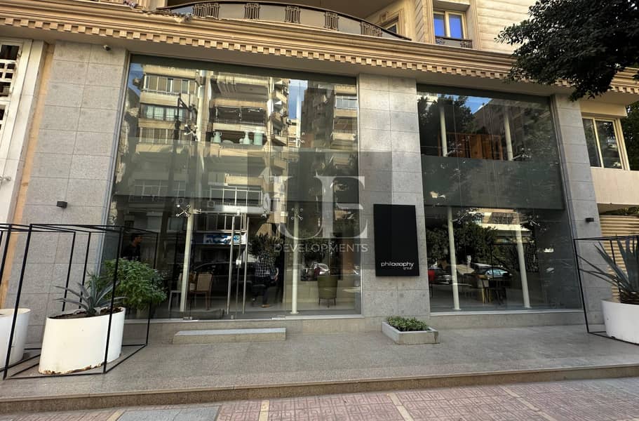 Retail shop 539m net for rent in front of QNB bank nehro street Masr el gedida near merryland park - Ansicht 2