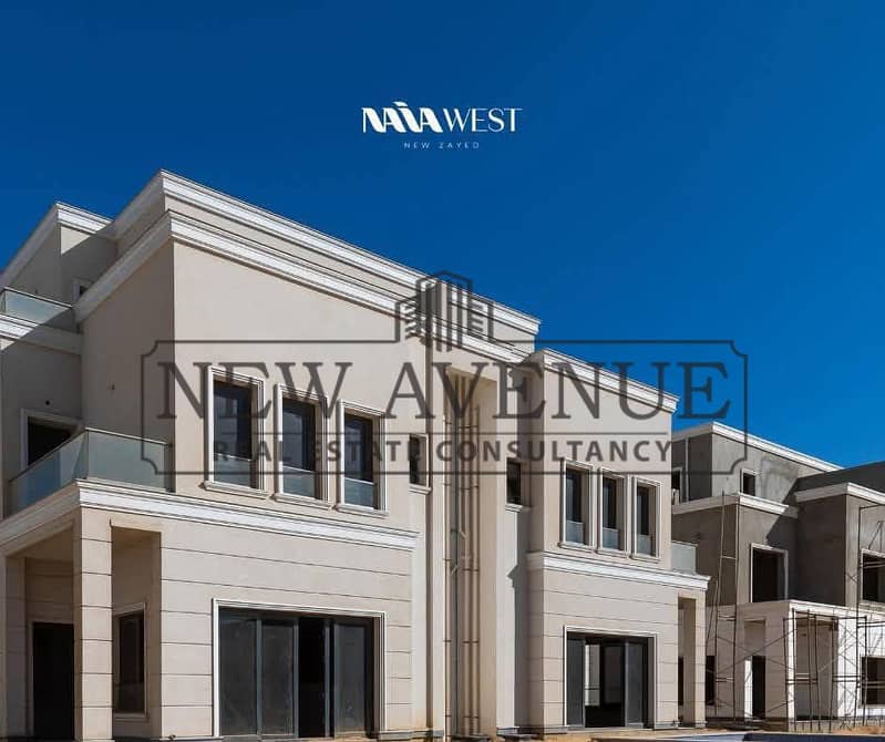 lowest price Delivered Twin house with down payment in Naia West New Zayed Prime location Overlooking landscape and water features Semi finished – pohled 4