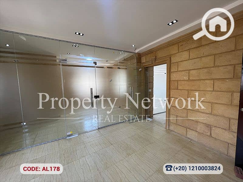 7Rooms 240m | Office for Rent in Maadi | Laselky - Ansicht 2