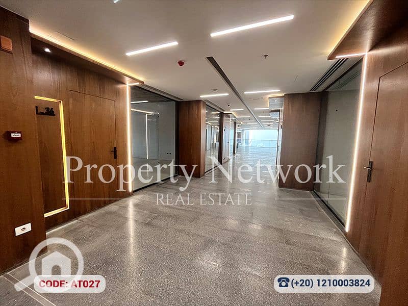 Fully finished with Ac Office for Rent in Rock Gold New Cairo - Ansicht 5