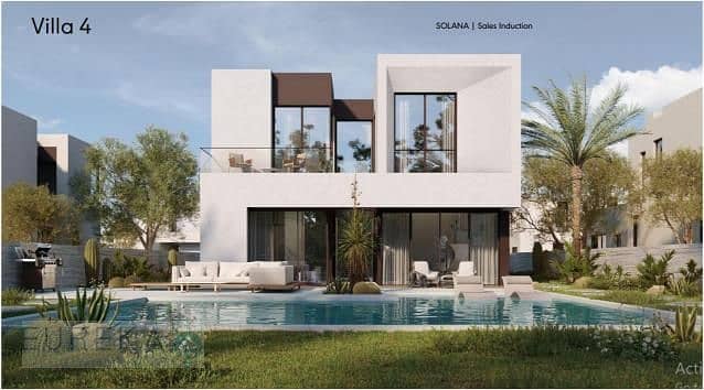 The original price (Without Over) fully Finished Villa 240m for sale Directly from the owner in Solana East, 5Th Settlement - Ansicht 4