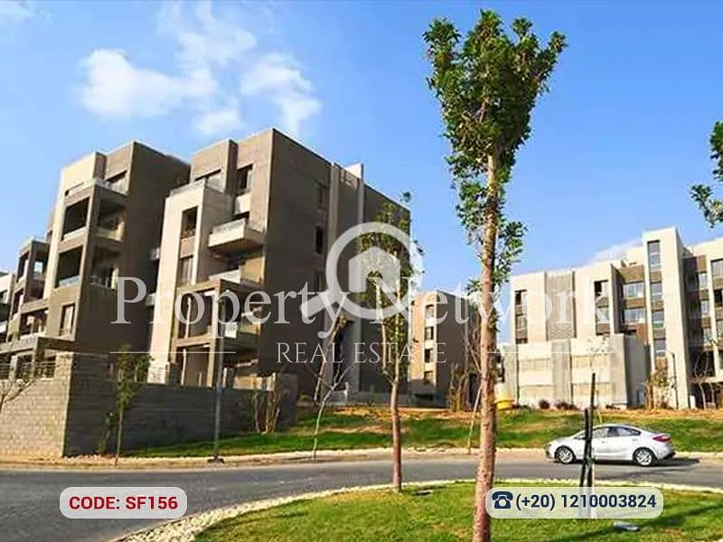 3BR Ground Floor Apartment with Garden for Sale in VGK Palm Hills Core & Shell Ready to move - Widok 2