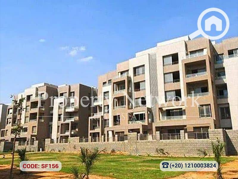 3BR Ground Floor Apartment with Garden for Sale in VGK Palm Hills Core & Shell Ready to move - Widok 3
