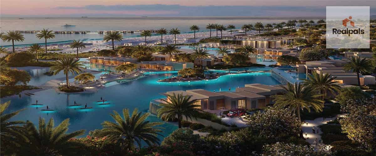 Hotel apartment (( 100m ))for sale at Marassi North coast marina view - Widok 3