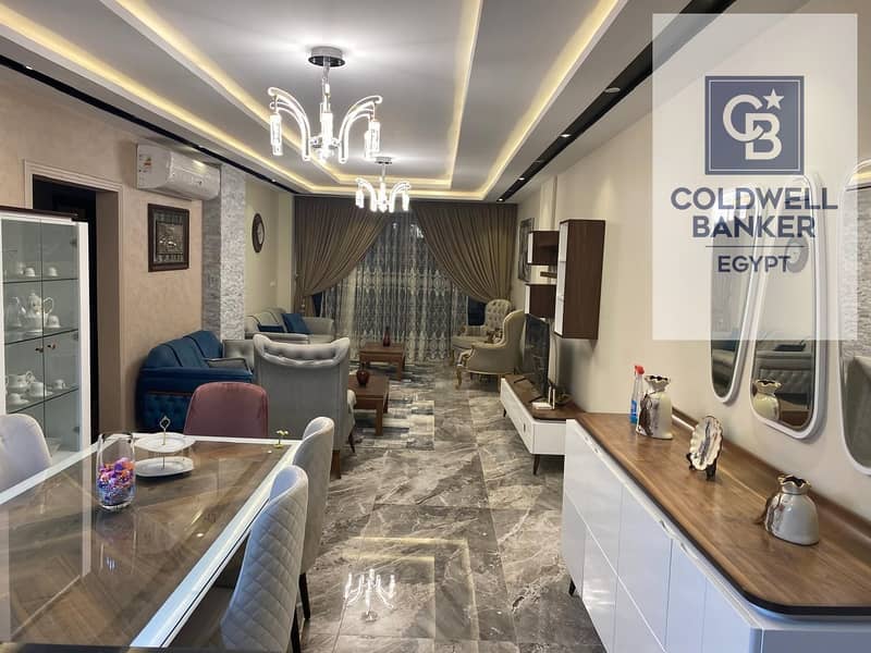 Apartment for rent, 185 sq m, fully furnished, in a prime location directly opposite the American University in Cairo (AUC) in Midtown, 3bedroom - Widok 3