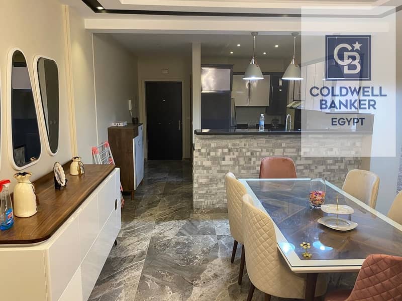 Apartment for rent, 185 sq m, fully furnished, in a prime location directly opposite the American University in Cairo (AUC) in Midtown, 3bedroom - Widok 4