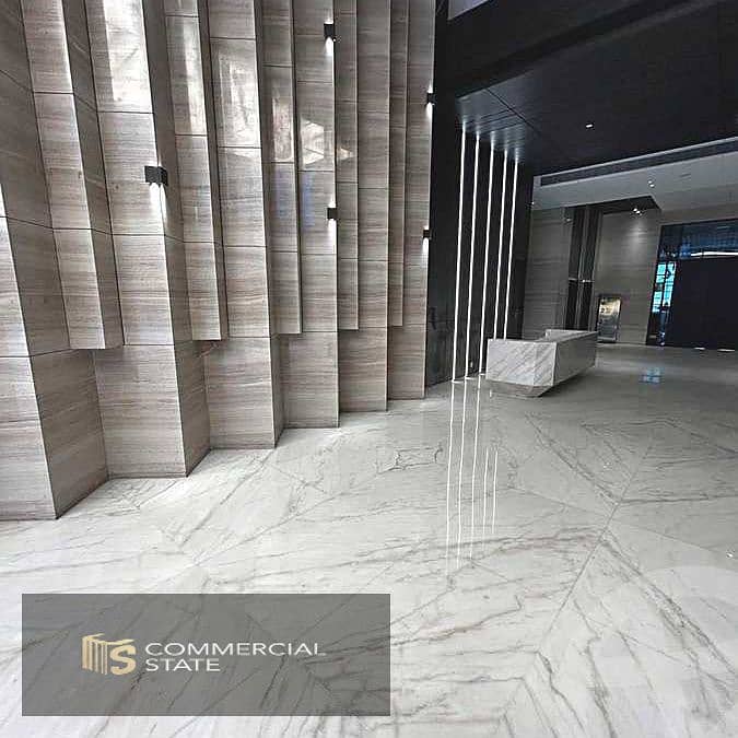 Finished Office at Park St. 155m for Rent -New Cairo – pohled 5