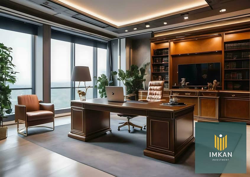 Office space of 111 sq m, ready for viewing, available for sale on 8-year installments on Al-Sa'a Street, with a 48% discount for cash purchases. Loca - Ansicht 2