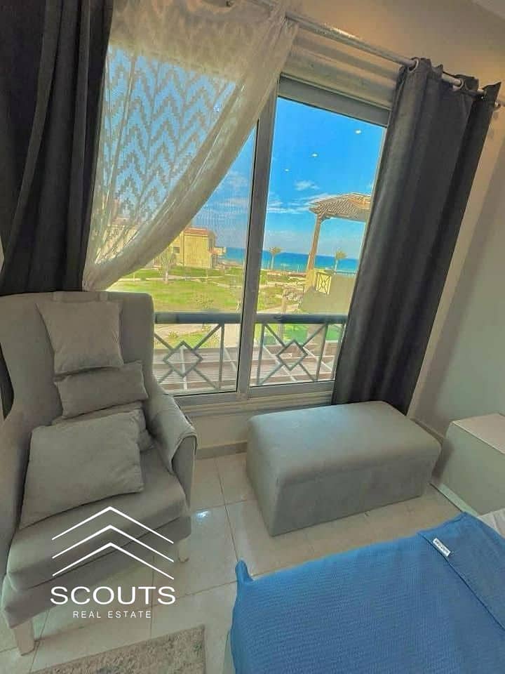 VIP chalet for sale sea view, first row at lagoon offering a huge return on investment in best location in El Gouna, near Sahl hashesh & makadi - Ansicht 4