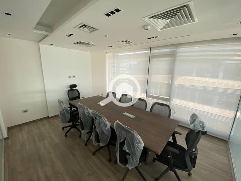 Office for Rent in The Polygon Sheikh Zayed 273m Fully Furnished Prime Location - Więcej