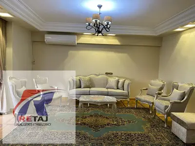 250 sq m furnished apartment in a modern tower for long-term rent, suitable for families. Located on Zakir Hussein Street.