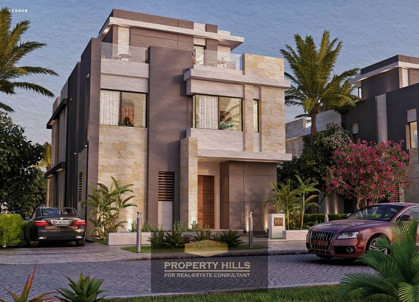 Townhouse to be delivered within months with Hydepark next to Palm Hills and the Hunting Club and New Giza Club. - Więcej