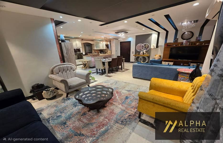 Fully furnished apartment with garden for rent in Tag Sultan New Cairo - Ansicht 2