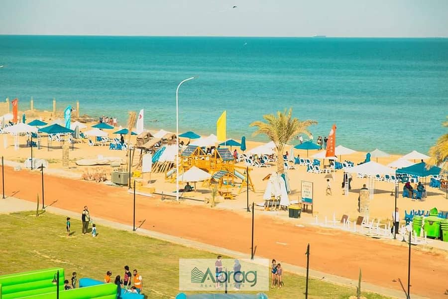 Two-bedroom chalet for sale in Ain Sokhna, Suez Road, Aroma Resort, with air conditioning, ten-year lease. – pohled 2