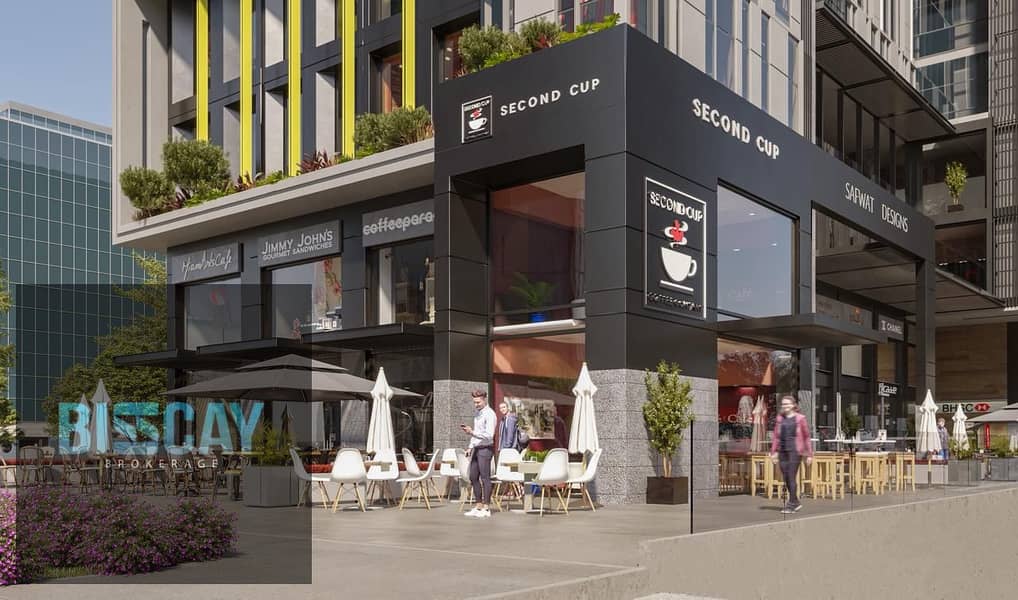 With a down payment of only 800,000, immediate occupancy in the heart of the New Administrative Capital | Own a 20-meter commercial space in a prime i - Widok 3