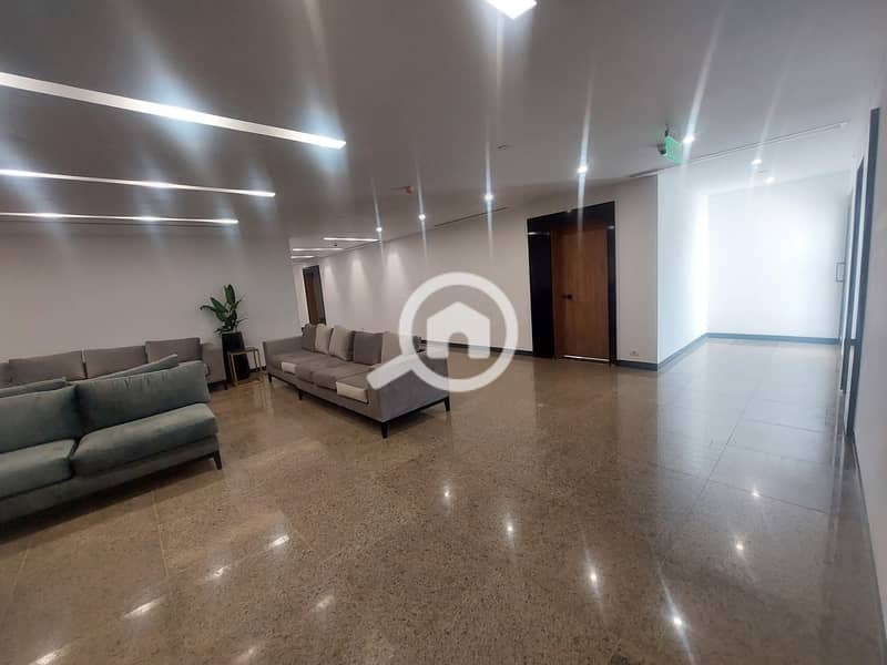 Office for rent, 92 sq m, super deluxe finishing, with camera and speaker system, in Agora Mall, Golden Square, Fifth Settlement - Widok 5