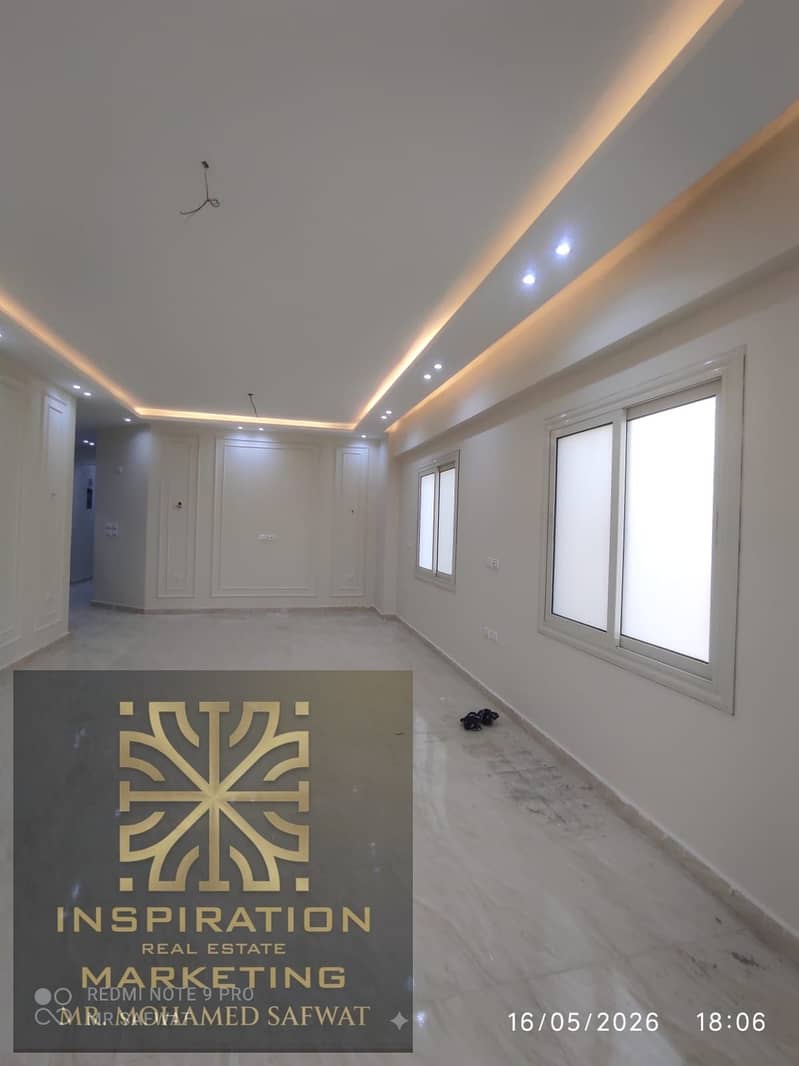 Prime 180m Apartment for Rent in Northern Lotus | Super Lux - Front View | Fifth Settlement - Mehr