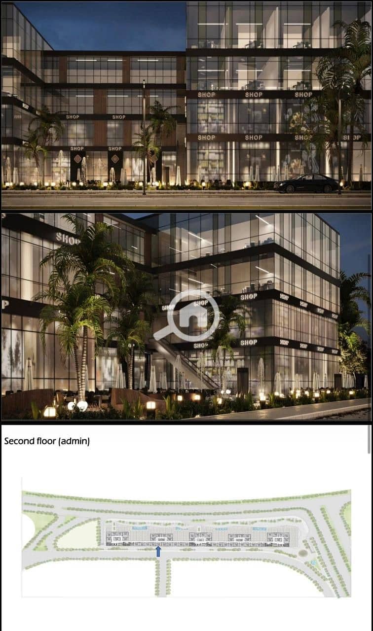 Finished office for sale in the strongest investment location in New Sheikh Zayed inside Dejoya Primero Mall, area: 35 m², fully finished with a 5% down payment and installment over 15 years. – pohled 2