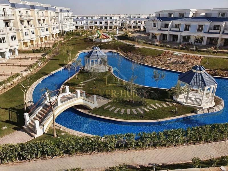 iVilla Roof for sale in Mountain View October Park Compound, Sheikh Zayed. Prime landscape view. Special price. Immediate delivery. - Ansicht 3