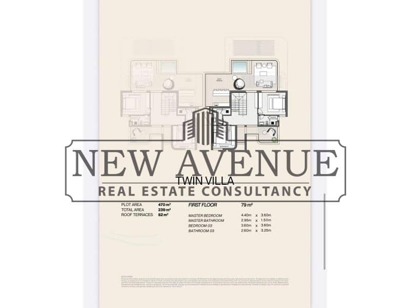 Twin house Villa for Sale 4 Bedrooms (including 3 master suites) 5 Bathrooms Maid's room + Bathroom Driver Room + Bathrooms Soon Delivery - Ansicht 4