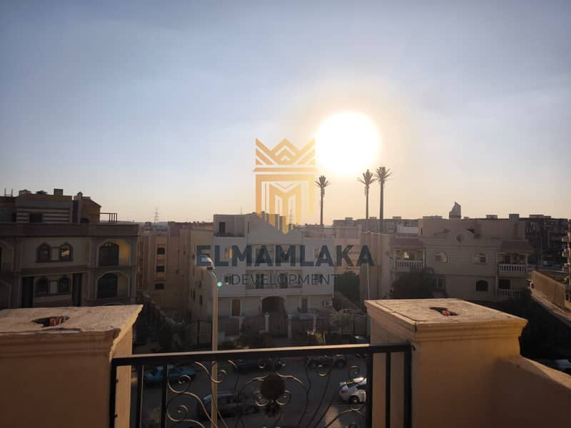 Fully finished roof apartment 205m Sheikh Zayed, neighborhood 1 behind the Dahshour connection and Al-Bustan Street es-23 - Widok 2