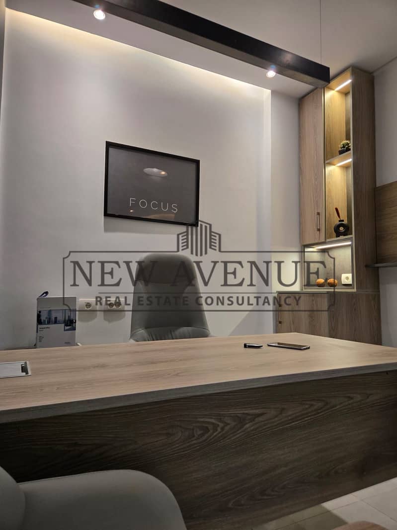 Office 90 SQM Fully Finished and Furnished divided 4 Rooms and Reception with toilet and kitchenette directly on north 90 - Ansicht 3