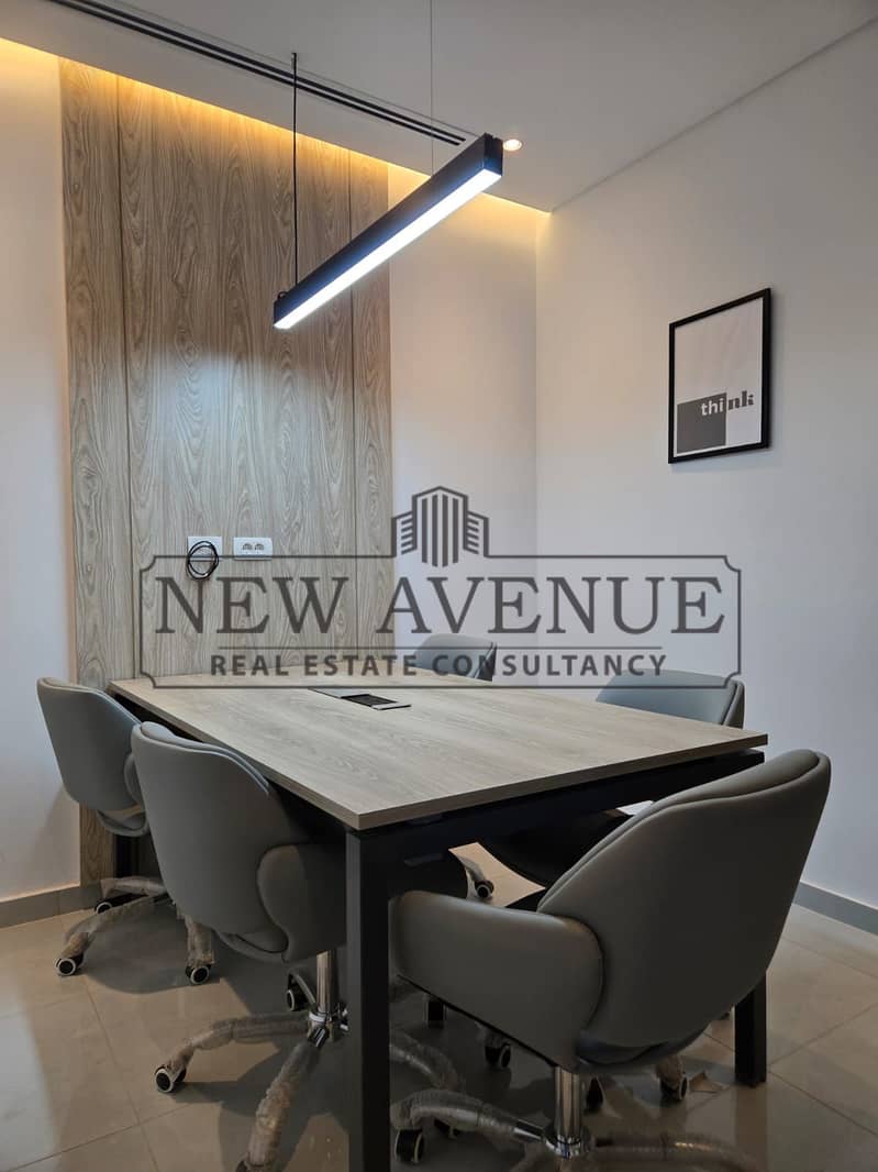 Office 90 SQM Fully Finished and Furnished divided 4 Rooms and Reception with toilet and kitchenette directly on north 90 - Ansicht 5