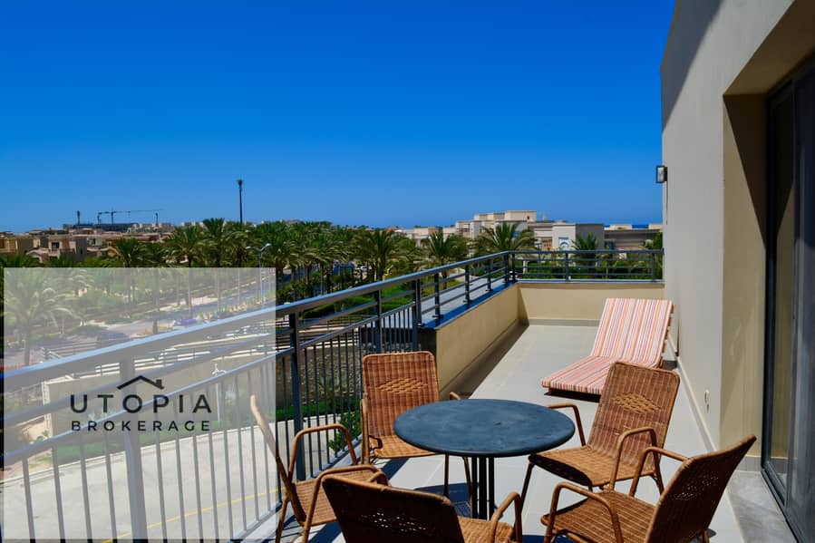 Luxury Penthouse in Marassi – Marina | Sea & Golf View | Fully Furnished - Widok 3