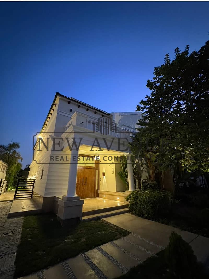 Standalone For Rent Landmark Village Compound New Cairo Fully Finished with AC's and Kitchen and Appliances Three Bedrooms Plus Living Area - Widok 3