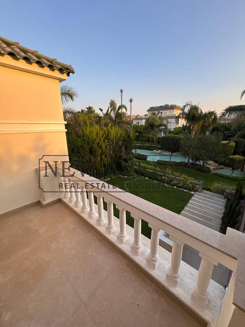 Standalone For Rent Landmark Village Compound New Cairo Fully Finished with AC's and Kitchen and Appliances Three Bedrooms Plus Living Area - Widok 5