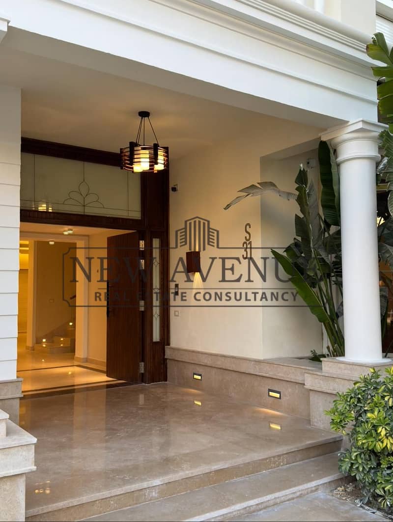 Standalone For Rent Landmark Village Compound New Cairo Fully Finished with AC's and Kitchen and Appliances Three Bedrooms Plus Living Area - Widok 6