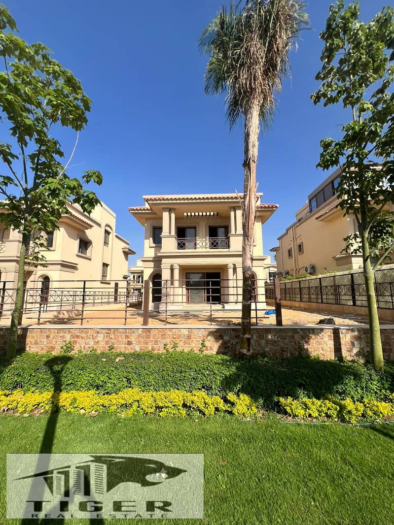 For sale, a standalone villa in Madinaty, model D3, wide garden view – pohled 3