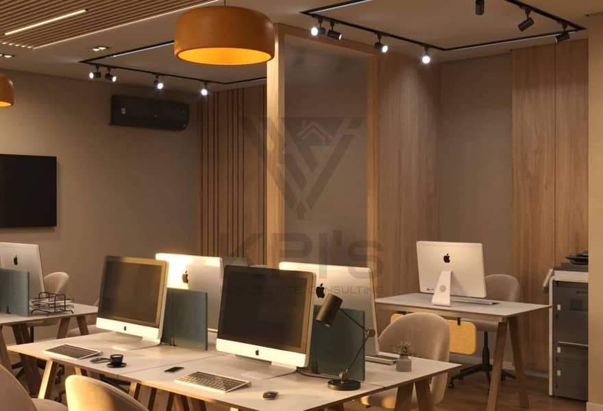 Fully Finished Office 100m for Rent next to AUC in La Mirada Mall, Fifth Settlement, New Cairo - Ansicht 6