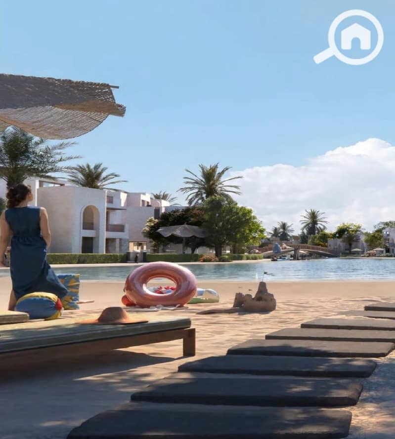 2 beds chalet, finished, lagoon view, for sale in Lyv North Coast, Ras El Hekma - Widok 4