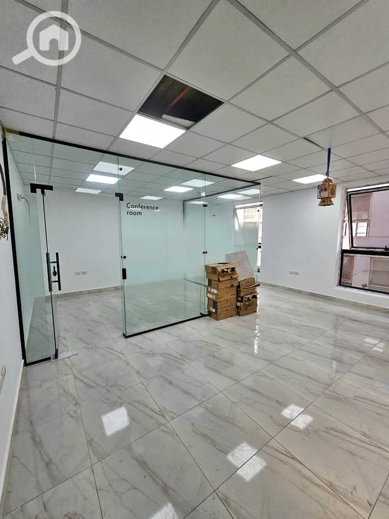 Outstanding administrative headquarters 85m fully finished and air-conditioned for rent in the strongest location in One Katameya, Maadi Ring - Widok 2