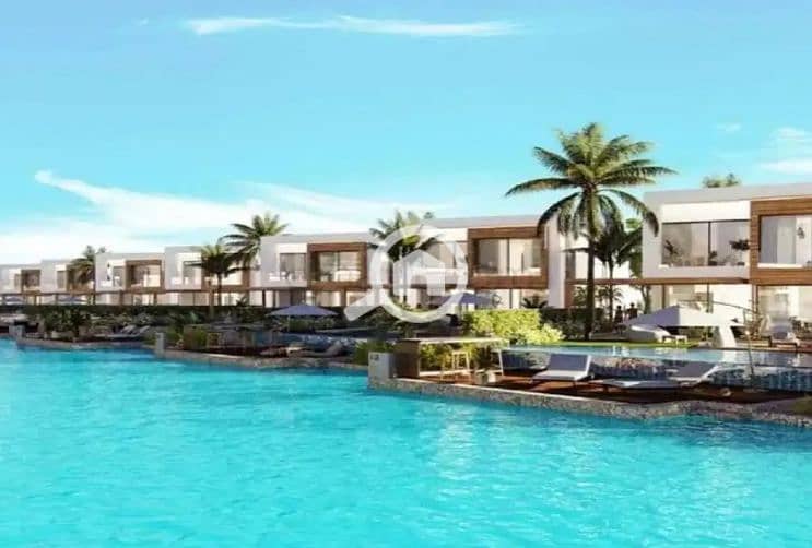 Fully finished chalet for sale overlooking the lagoon in Hacienda Waters Ras El Hekma by Palm Hills Developments - Ansicht 5