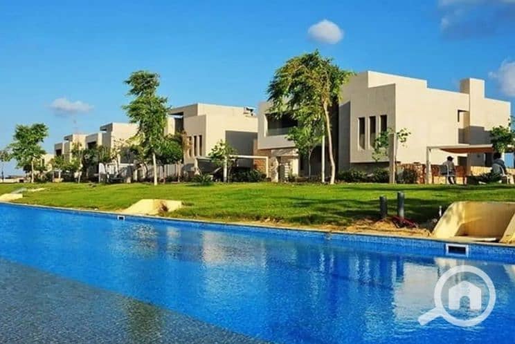 Fully finished chalet for sale overlooking the lagoon in Hacienda Waters Ras El Hekma by Palm Hills Developments - Ansicht 3