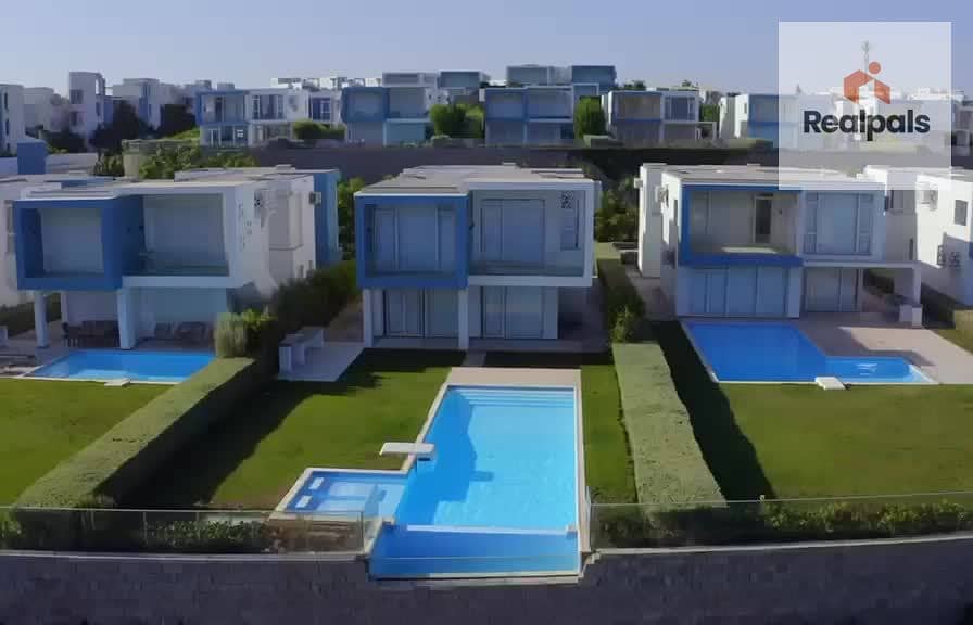 LOWEST PRICE FOR serviced apartment 2 bedrooms in Fouka bay north coast sea & pool view (fully furnished modern design) with total price 10,500,000 - Ansicht 2