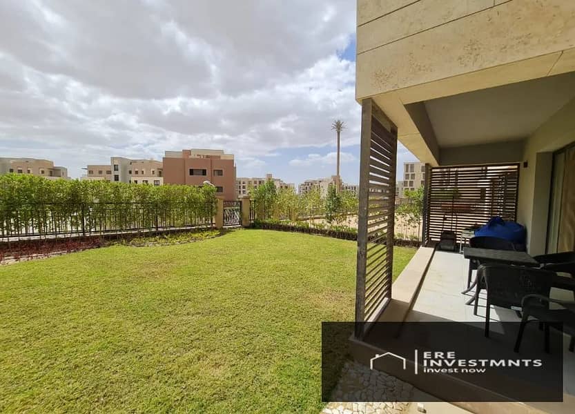 Special Apartment with Garden Fully finished and Ready to move for sale in District 5 Compound New Cairo - Widok 3