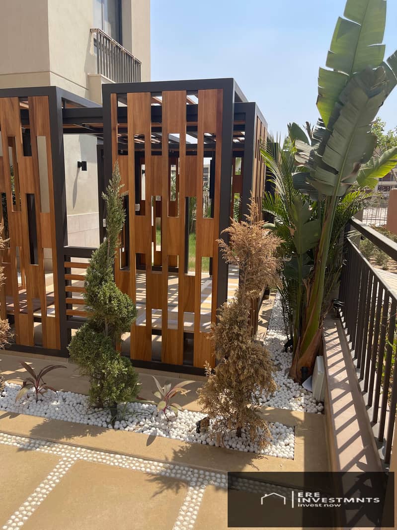 Special Apartment with Garden Fully finished and Ready to move for sale in District 5 Compound New Cairo - Widok 6