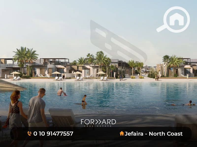 Jefaira | Chalet 2BR With Garden | Lagoon View | 7Y Installments - Ansicht 6