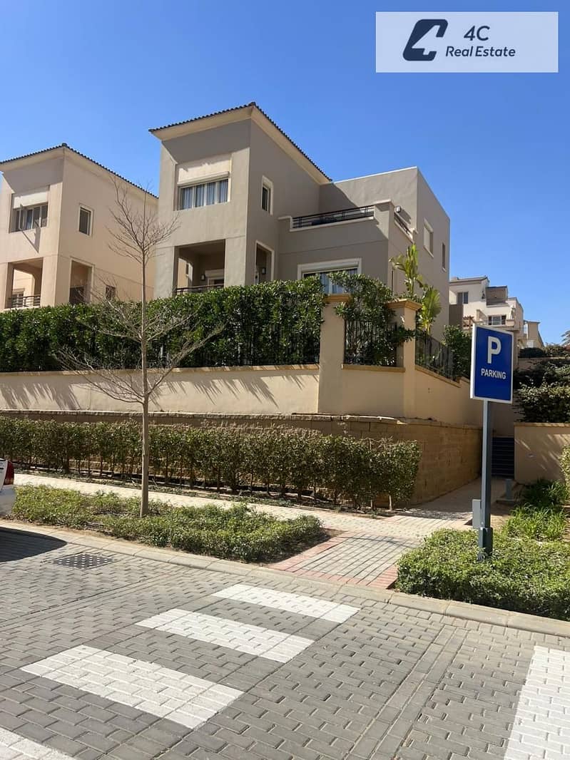For quick sale Twin house Resale Uptown Cairo Levana–Open view landscape–Fully finished with air conditioning–Ready for viewing and hand over - Ansicht 4