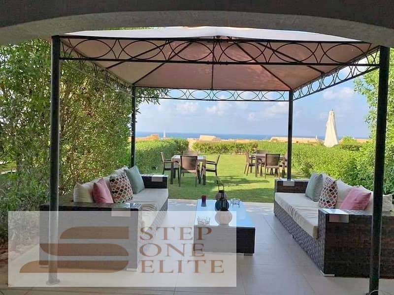 3-bedroom chalet for sale with a monthly installment of 25,000, first row to the lagoon in the most distinguished location in Ain Sokhna - Widok 5