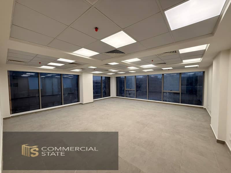 Finished Office at 3'Sixty 84m for Sale -New Cairo – pohled 3