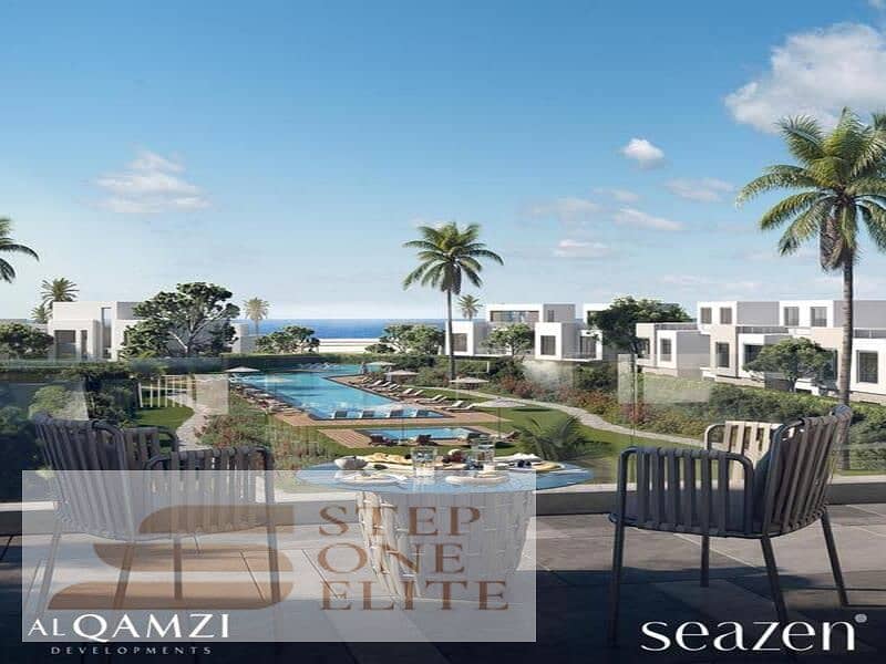 Before the season, a fully finished chalet for sale in Seazen with air conditioning and a sea view. - View 6
