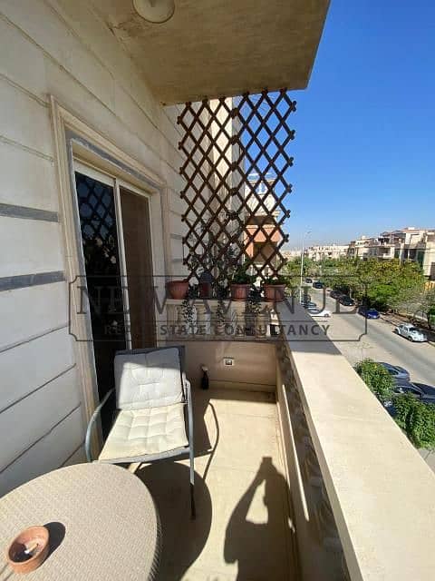 North oriented Super lux fully finishing second floor apartment with kitchen for sale in Al Yasmin 7 New Cairo - Mehr