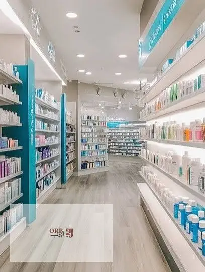 Pharmacy 84 sqm + 25 in New Cairo near 90 St & Nasr Rd, prime location, installments up to 6 years, strong investment. . - Widok 3